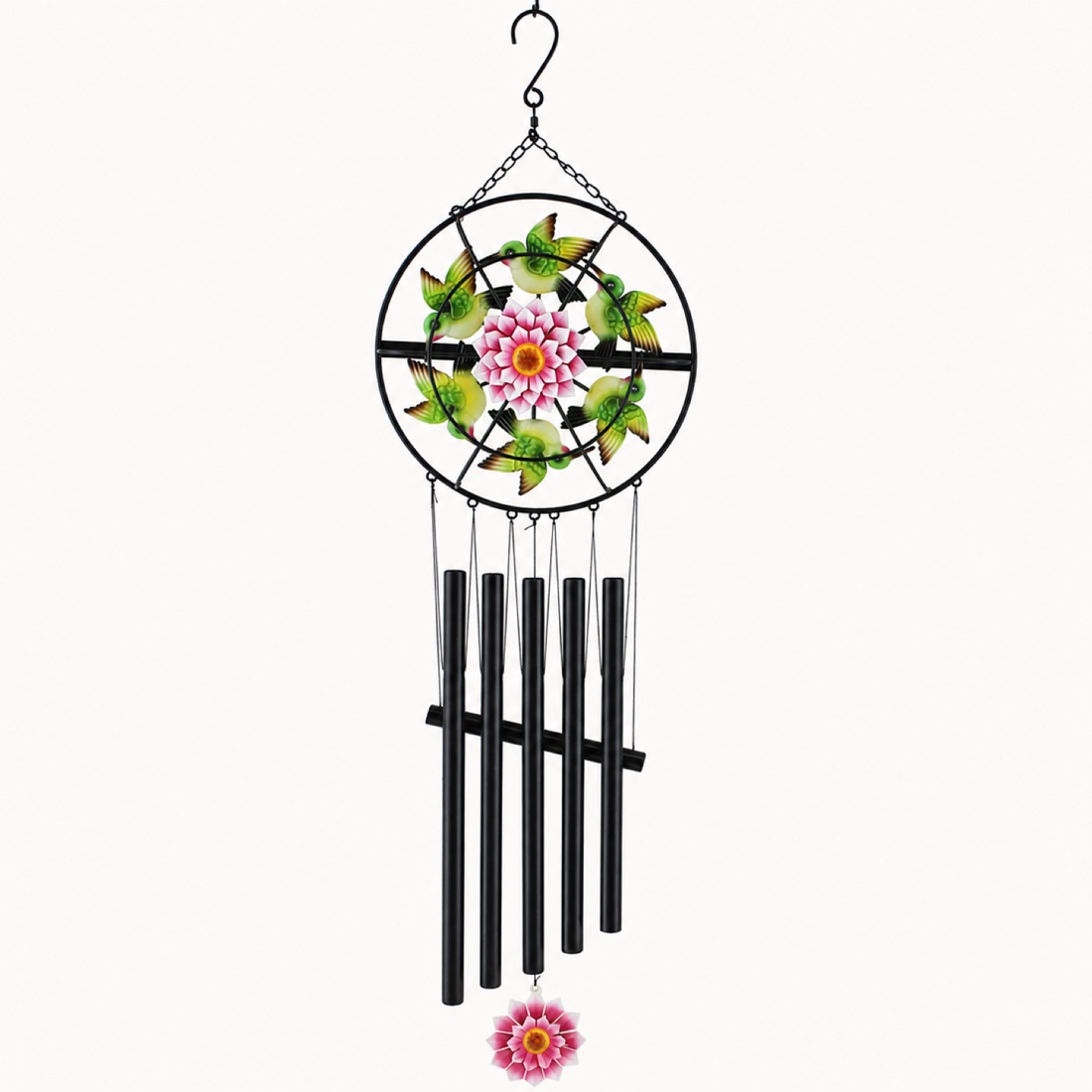 Hummingbird Flower Wind Chime