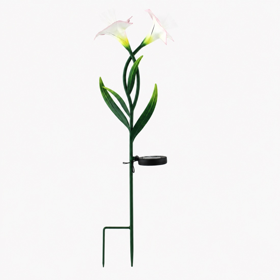White Calla Lily Solar Garden Stake