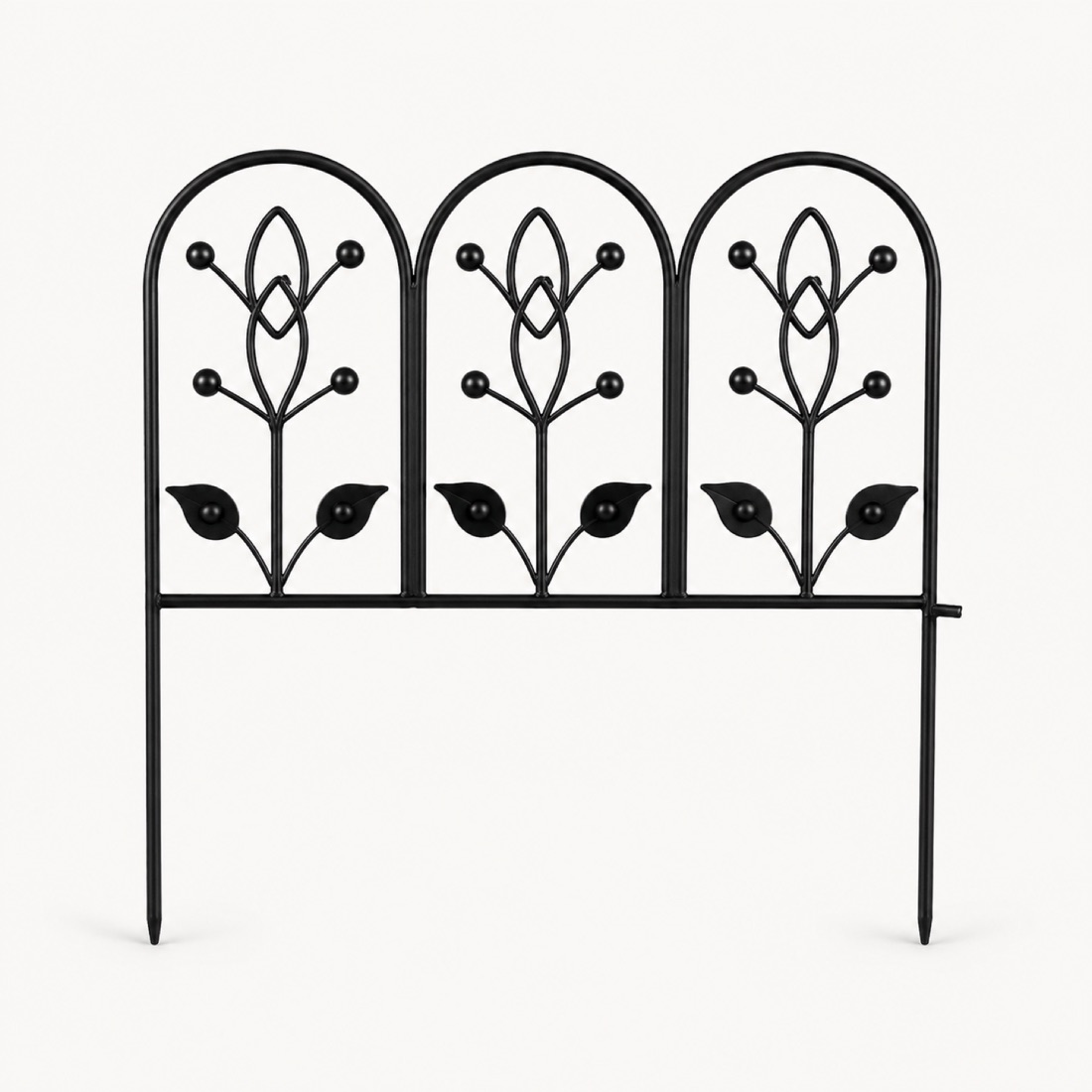 Flower And Leaf Fence