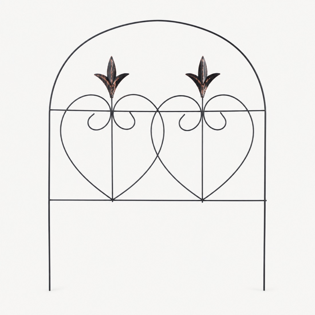 Heart And Lily Fence
