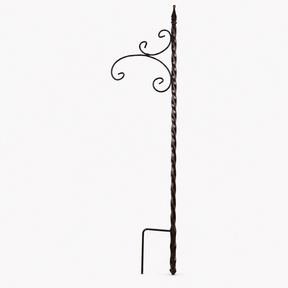 Bronze Scrollwork Plant Hanger Stake