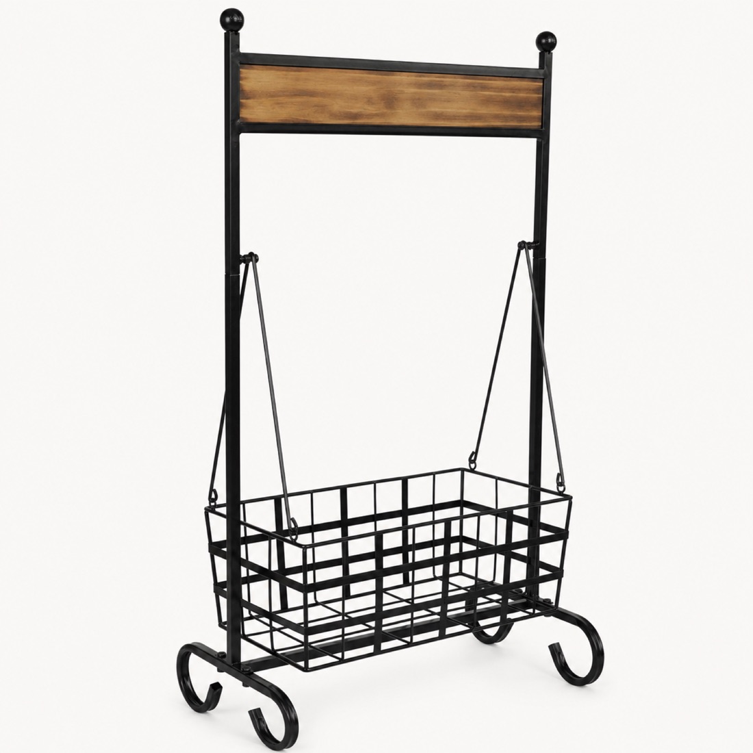 Hanging Wire Basket Display Stand