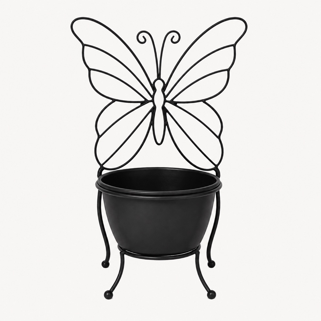 Butterfly Back Planter Stand