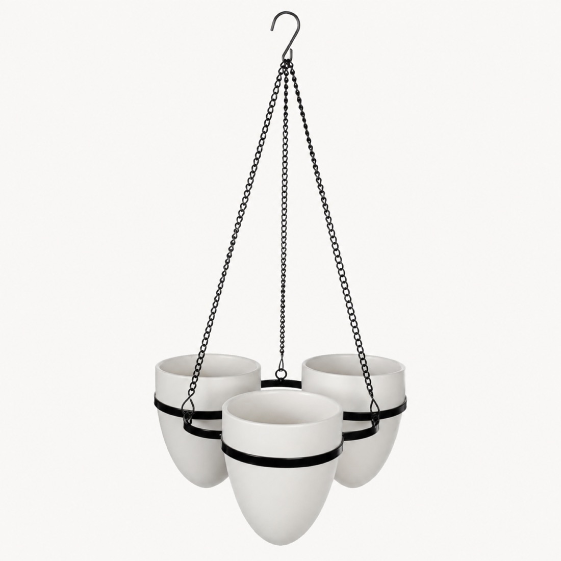 Three Pot Hanging Planter