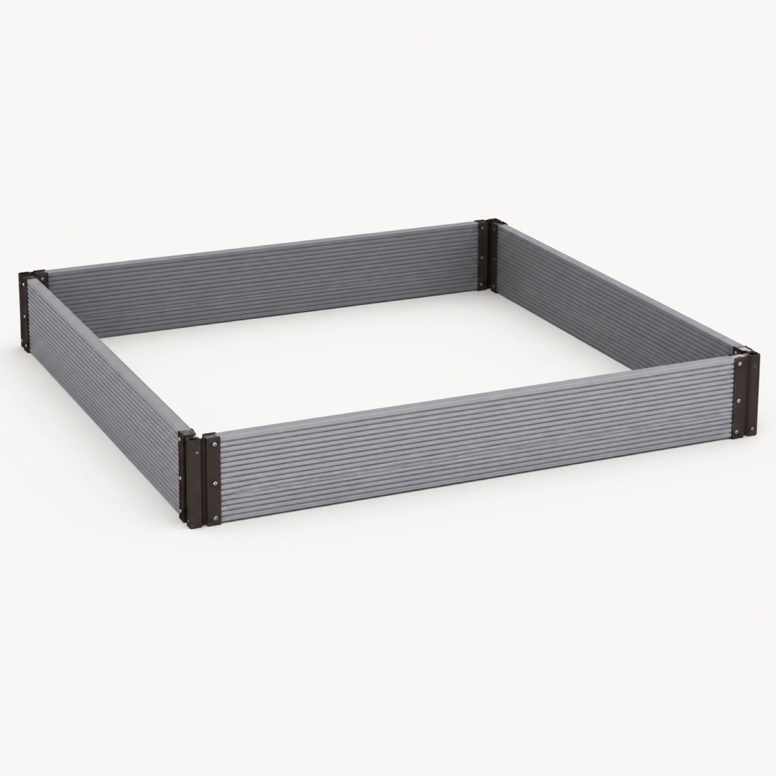 Low Square Composite Raised Garden Bed