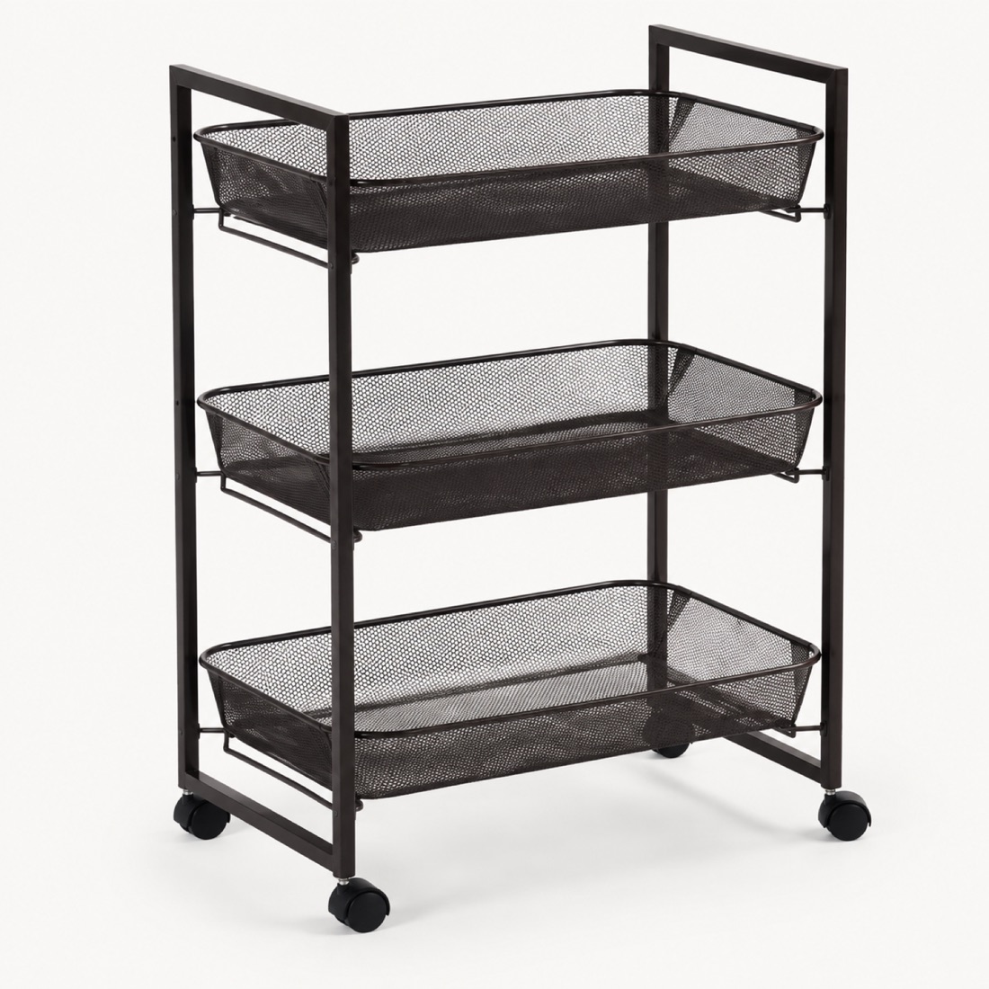 Three Tier Mesh Utility Cart